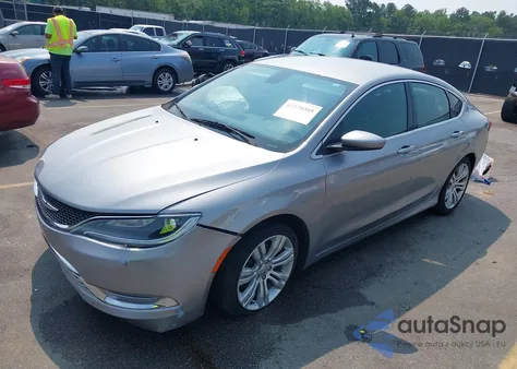 2015 Chrysler 200 Limited z USA, uszkodzony, nr VIN 1C3CCCAB5FN545827
